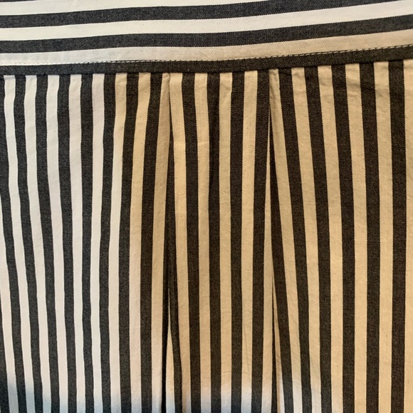H&M cream/gray striped tunic top. US 4 - Picture 5 of 8